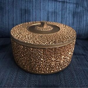 Creative Containers Corporation Vintage Gold Filigree Catch-all Box